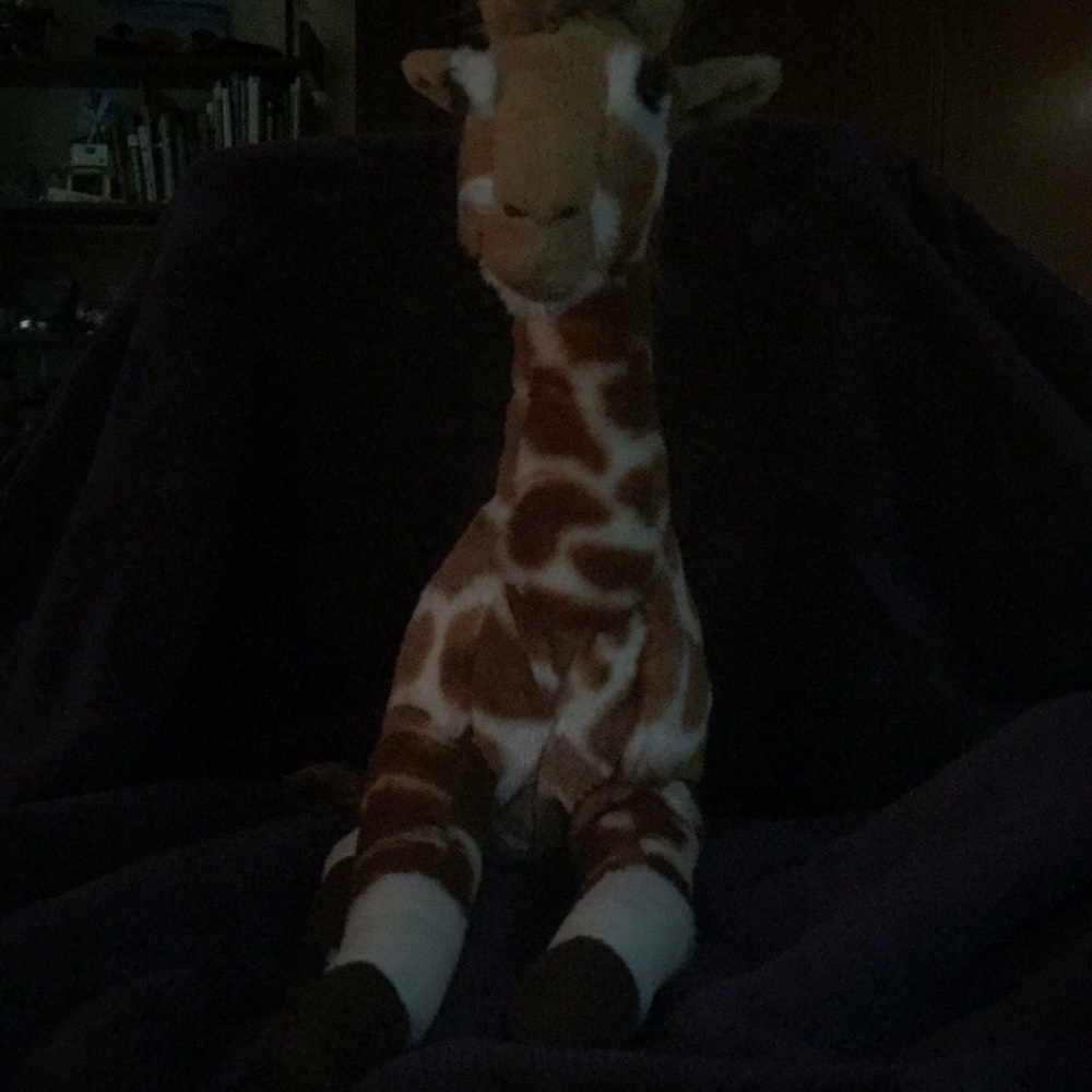 Cute fluffy giraffe 12 inches tall